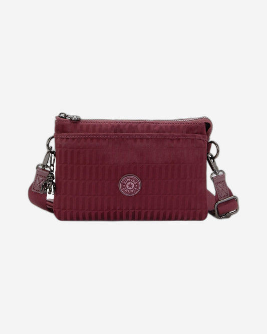 Kipling Riri Maroon Tile Jq Small crossbody (with removable shoulderstrap) I7967-9HX