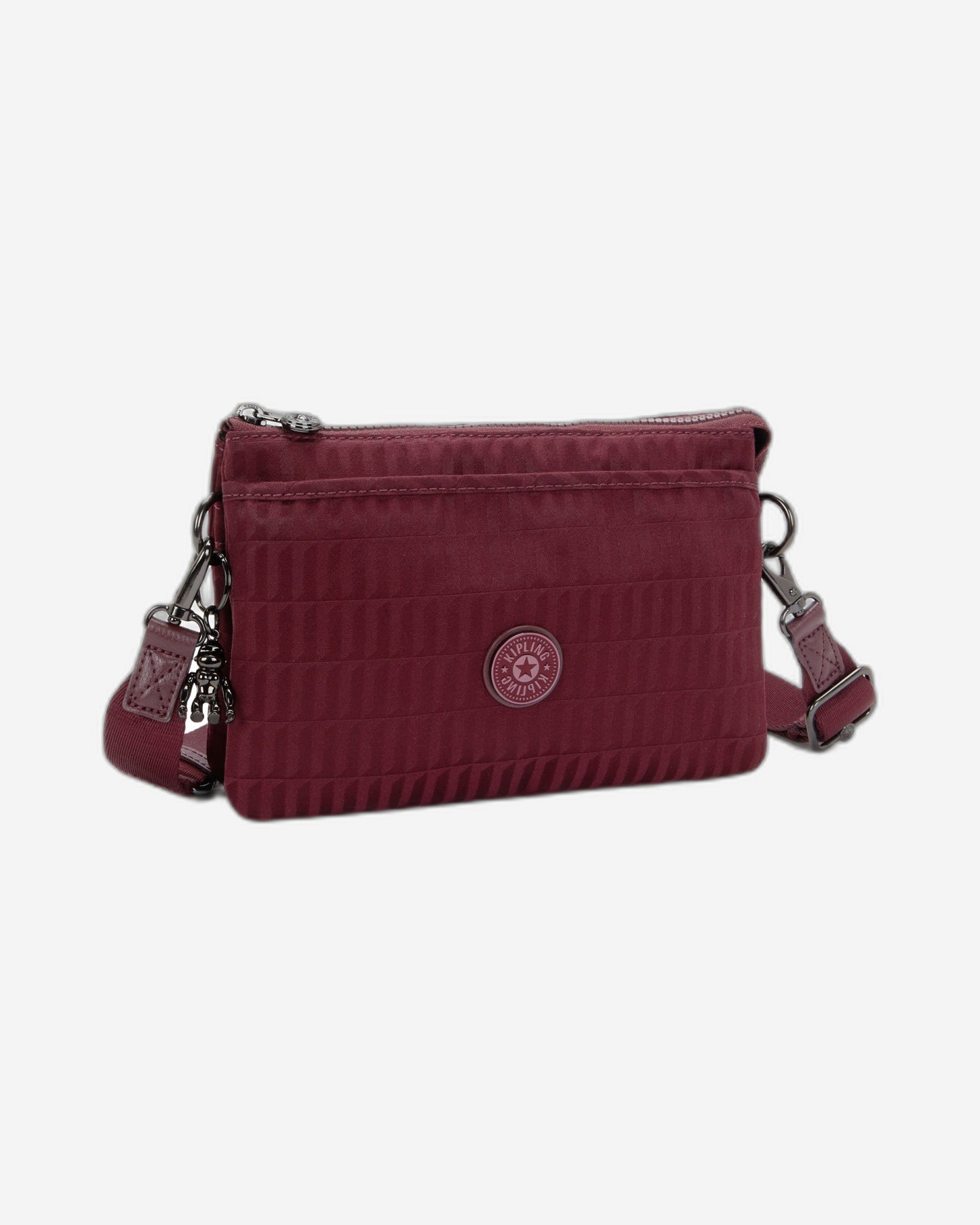 Kipling Riri Maroon Tile Jq Small crossbody (with removable shoulderstrap) I7967-9HX