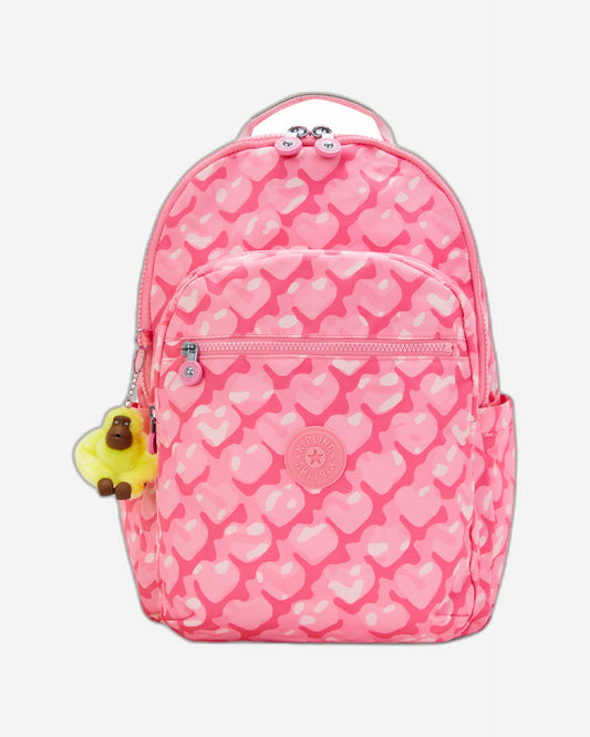 Kipling Seoul College Adorable Hearts Large Backpack I7973-1NB