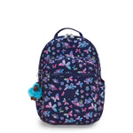KIPLING-Seoul College-Large Backpack with Separate Laptop Compartment-Butterfly Fun-I7973-F5K