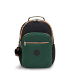 KIPLING Large backpack (with laptop compartment) Unisex Tree House Bl Seoul College I7974-8LB
