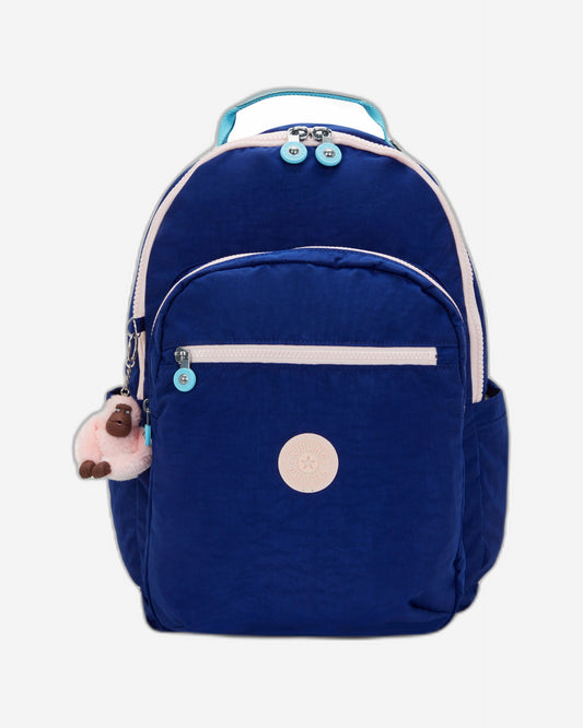 Kipling Seoul College Solar Navy C Large Backpack C2I7974-AF9
