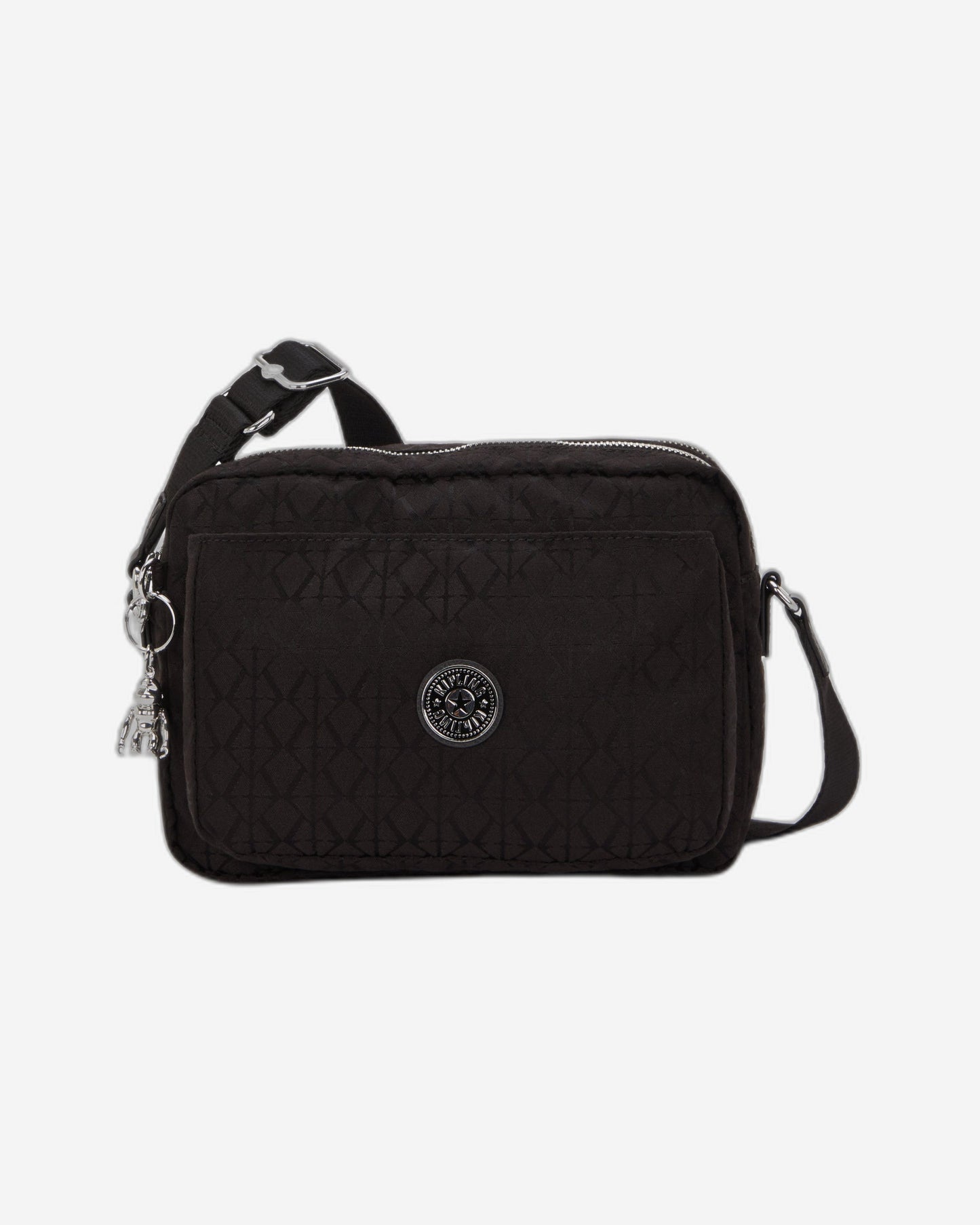 Kipling Abanu M Noir Sign Jq Medium crossbody I8024-4NW
