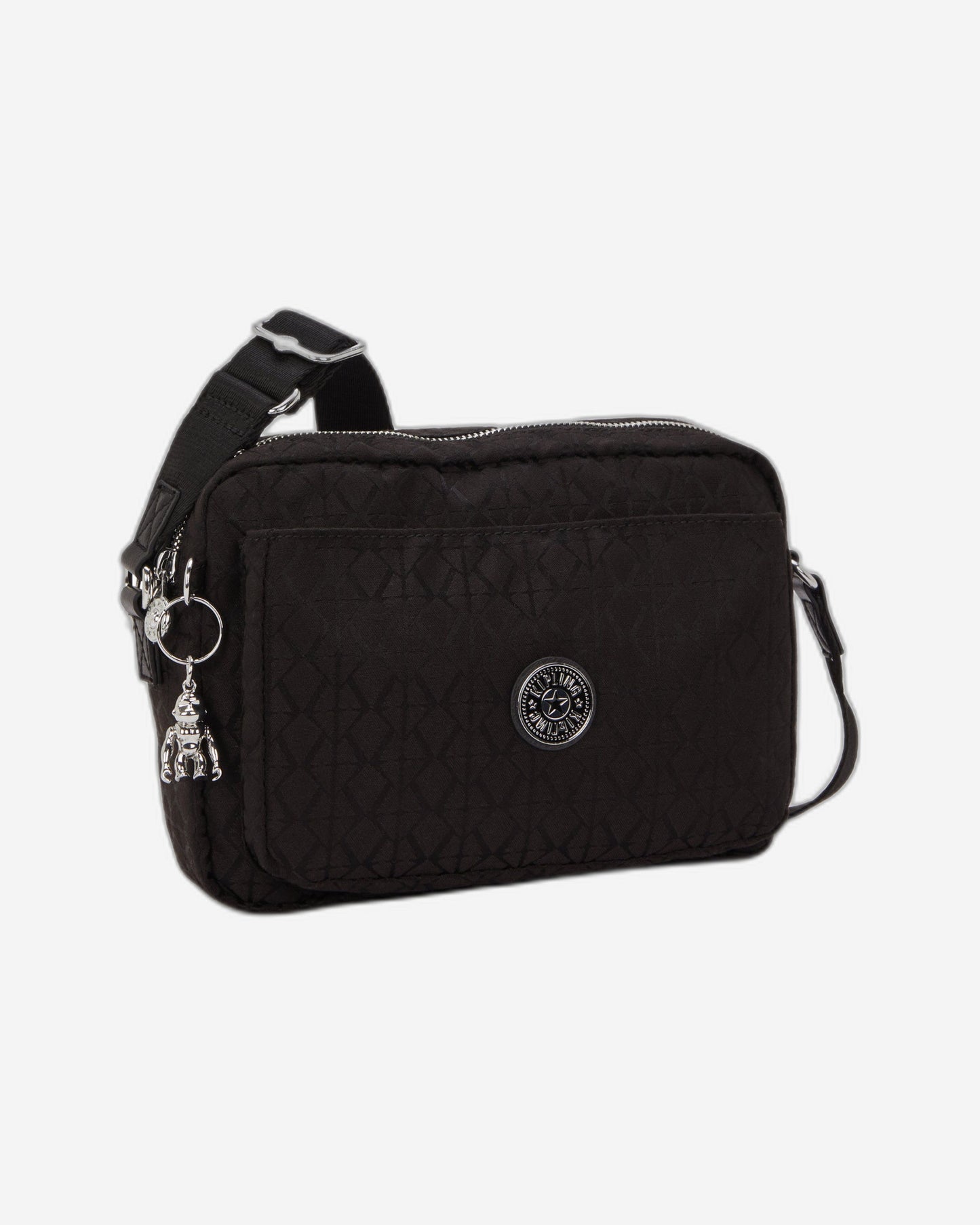 Kipling Abanu M Noir Sign Jq Medium crossbody I8024-4NW