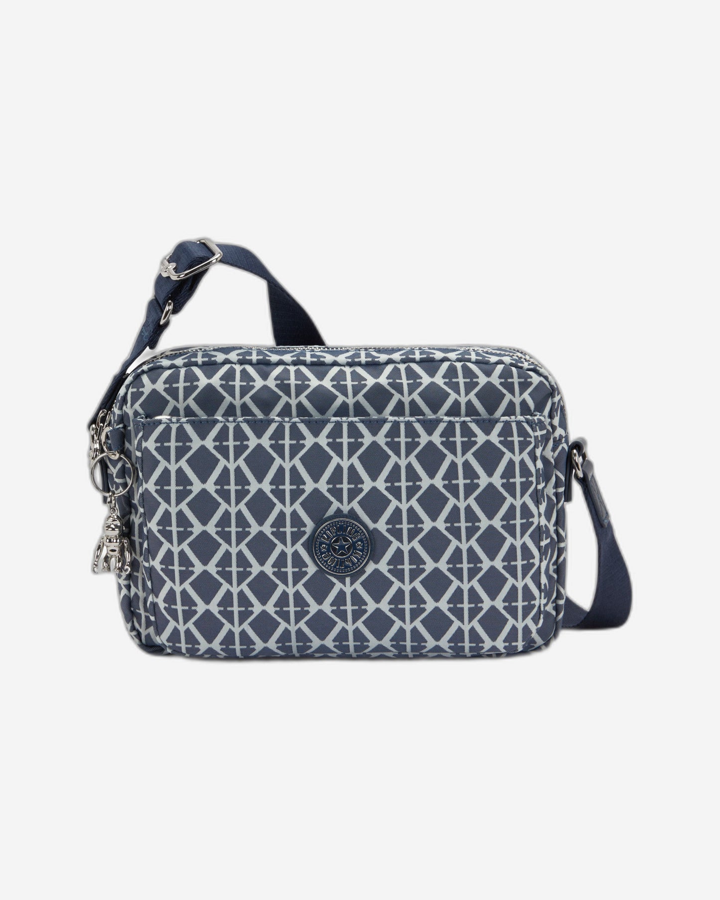 Kipling Abanu M Navy Sign Jq Medium crossbody I8024-8DM