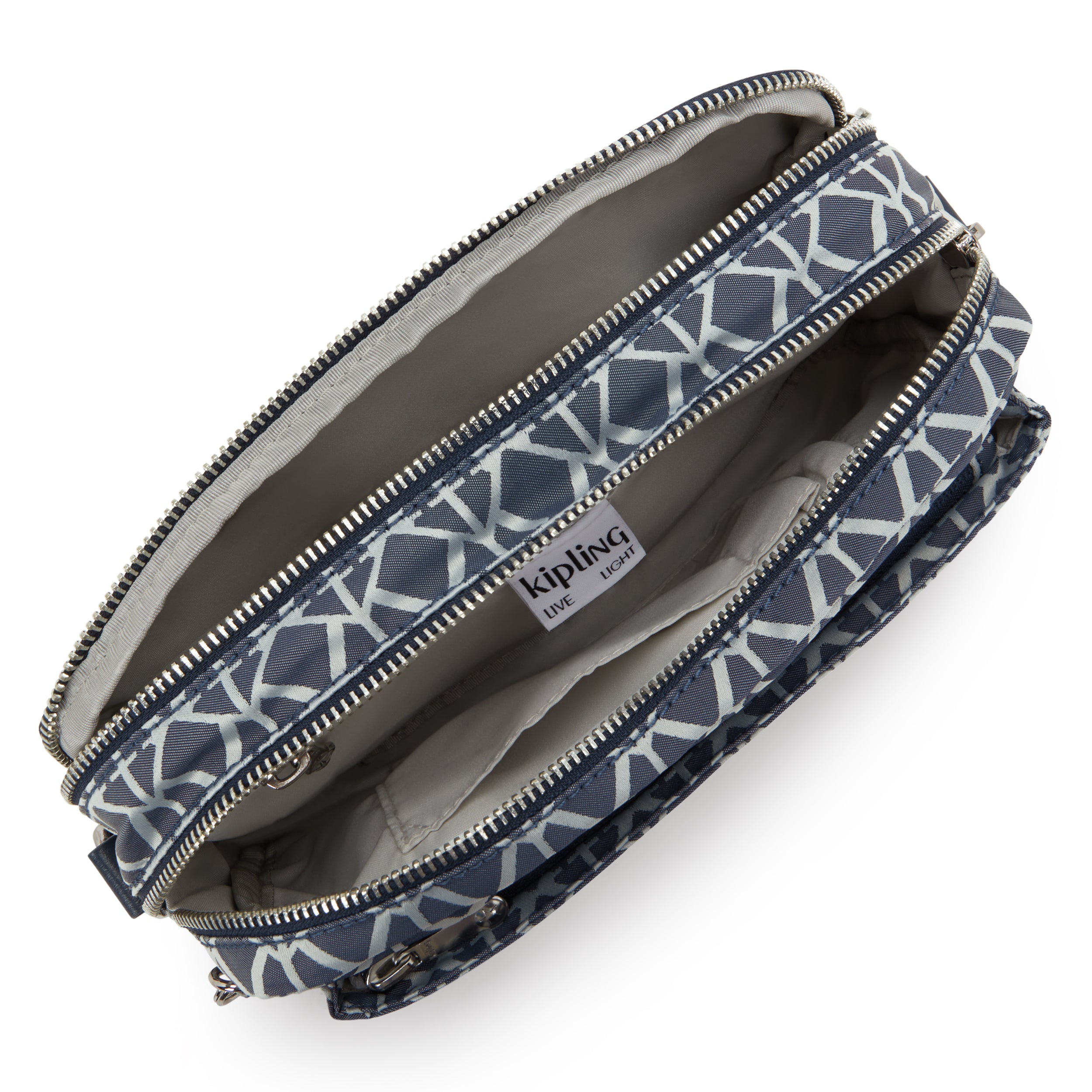 Kipling Abanu M Navy Sign Jq Medium crossbody I8024-8DM