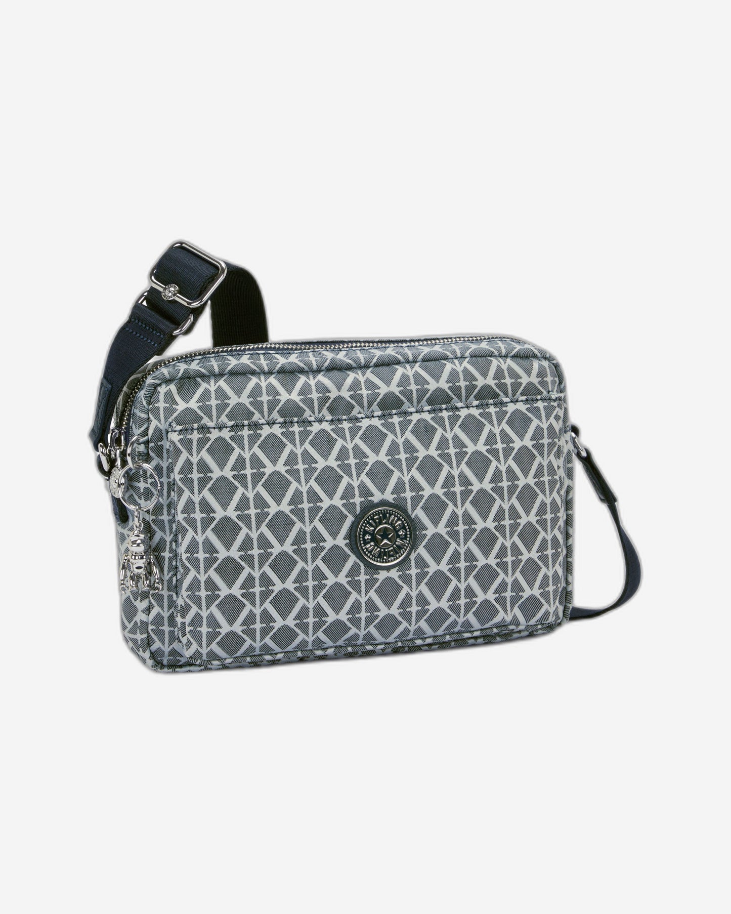 Kipling Abanu M Navy Sign Jq Medium crossbody I8024-8DM