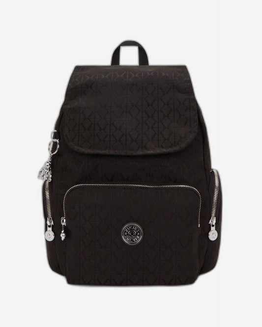 Kipling City Zip S Noir Sign Jq Small backpack I8029-4NW