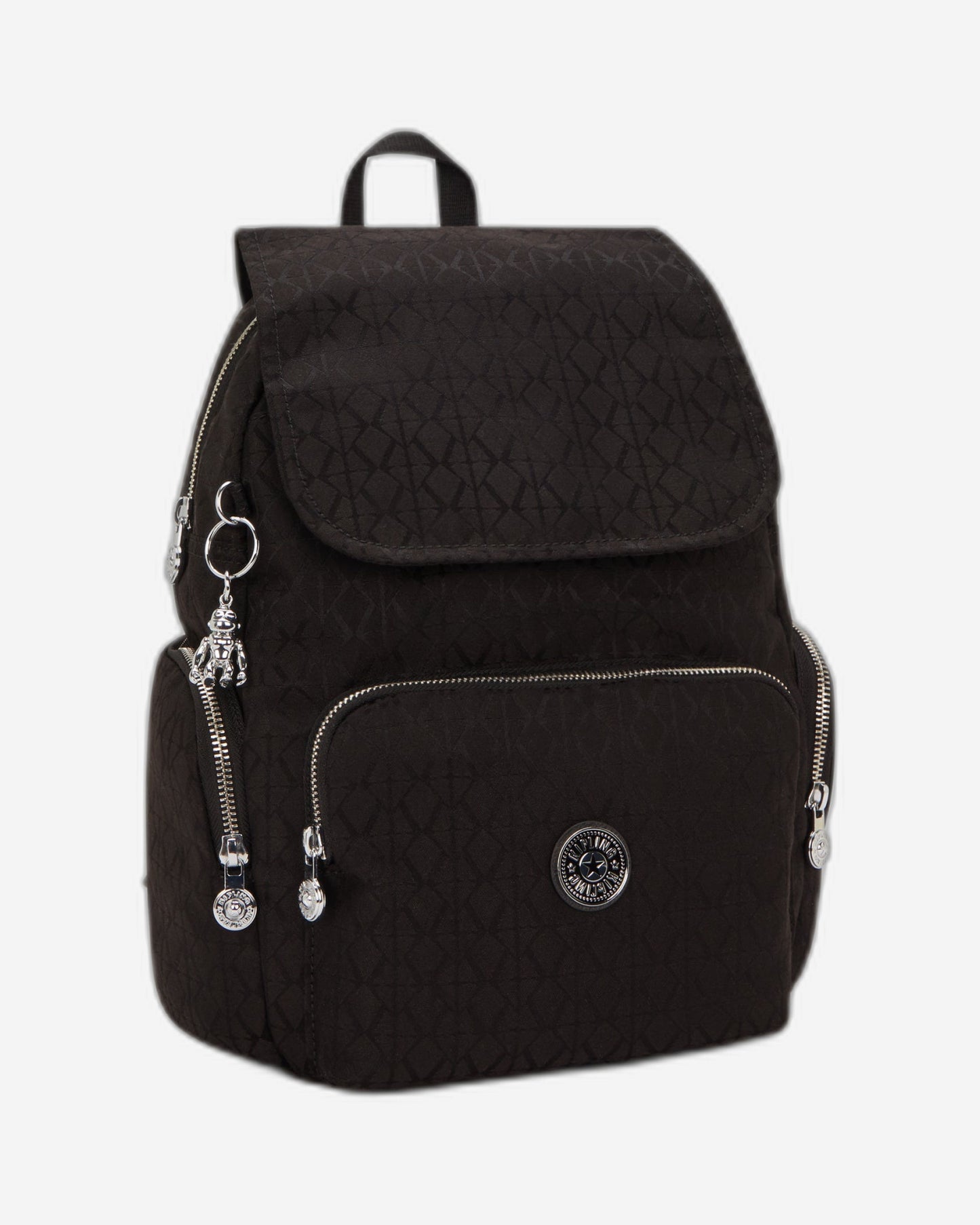 Kipling City Zip S Noir Sign Jq Small backpack I8029-4NW