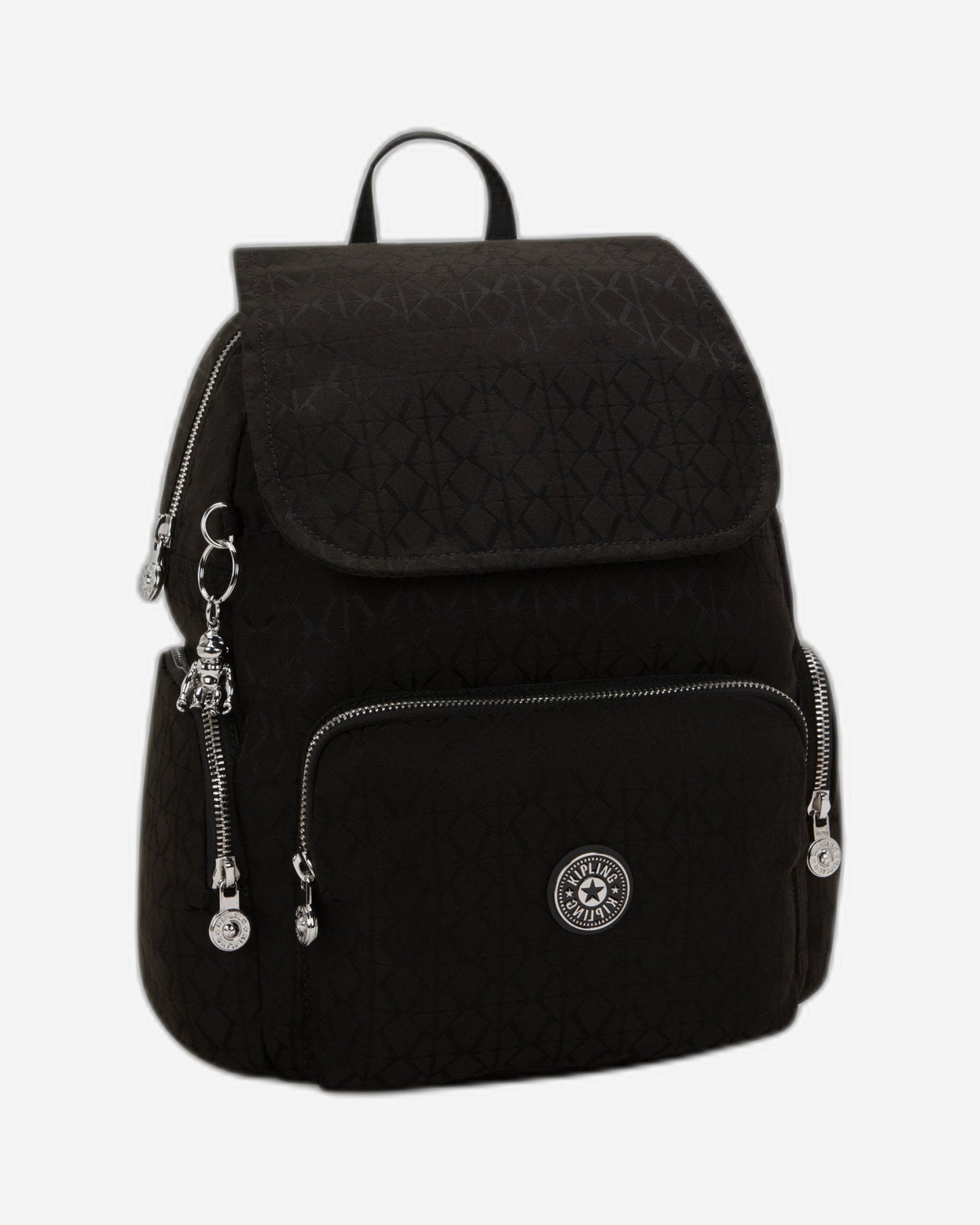 Kipling City Zip S Noir Sign Jq Small backpack I8029-4NW