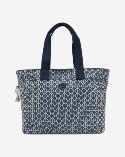 Kipling Colissa Up Navy Sign Jq Large Tote I8030-8DM