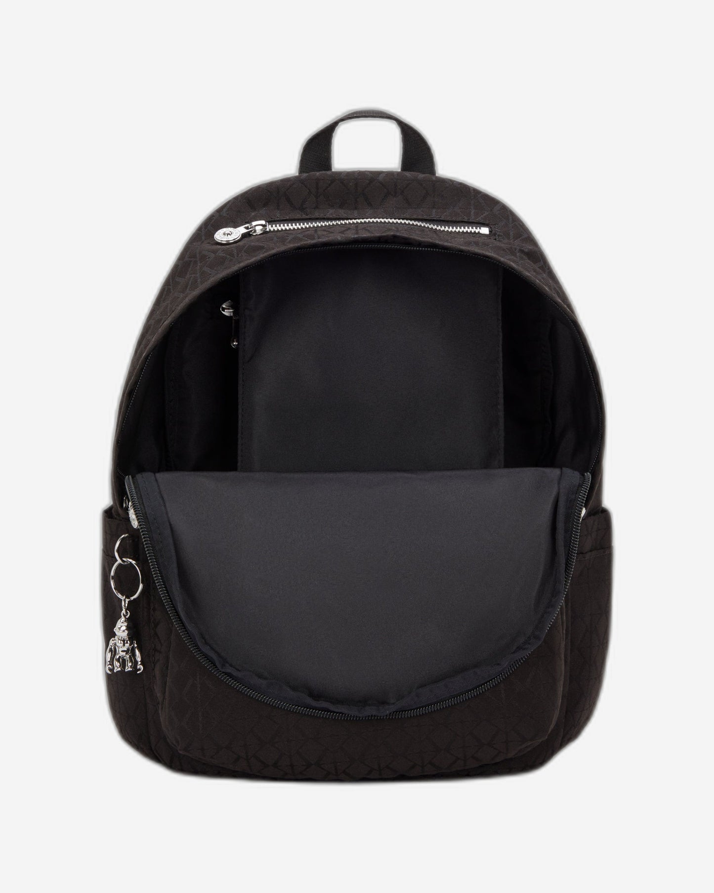 Kipling Delia Noir Sign Jq Medium Backpack I8034-4NW