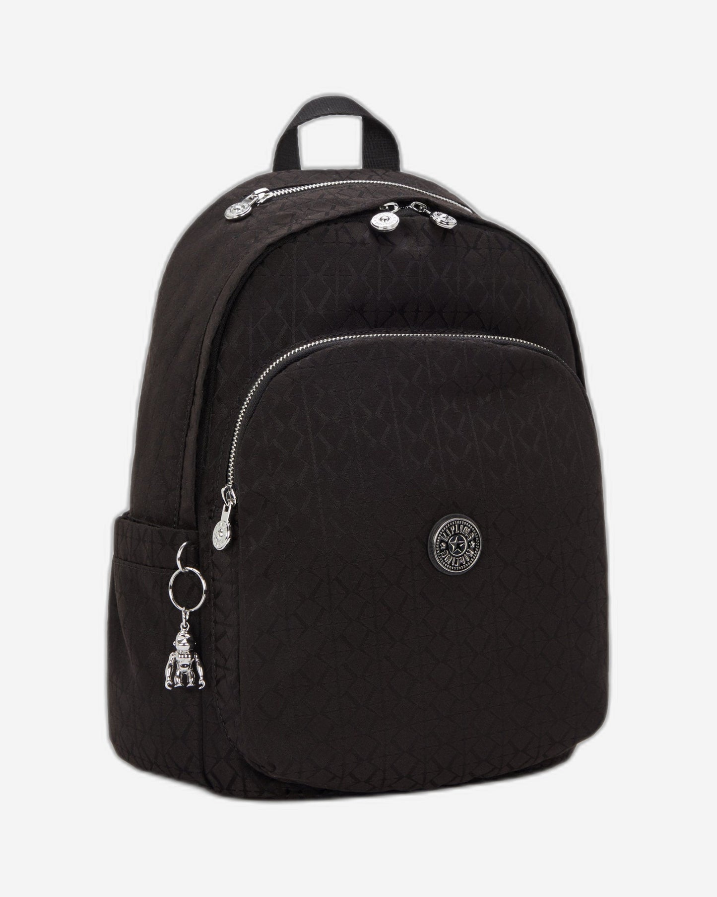 Kipling Delia Noir Sign Jq Medium Backpack I8034-4NW