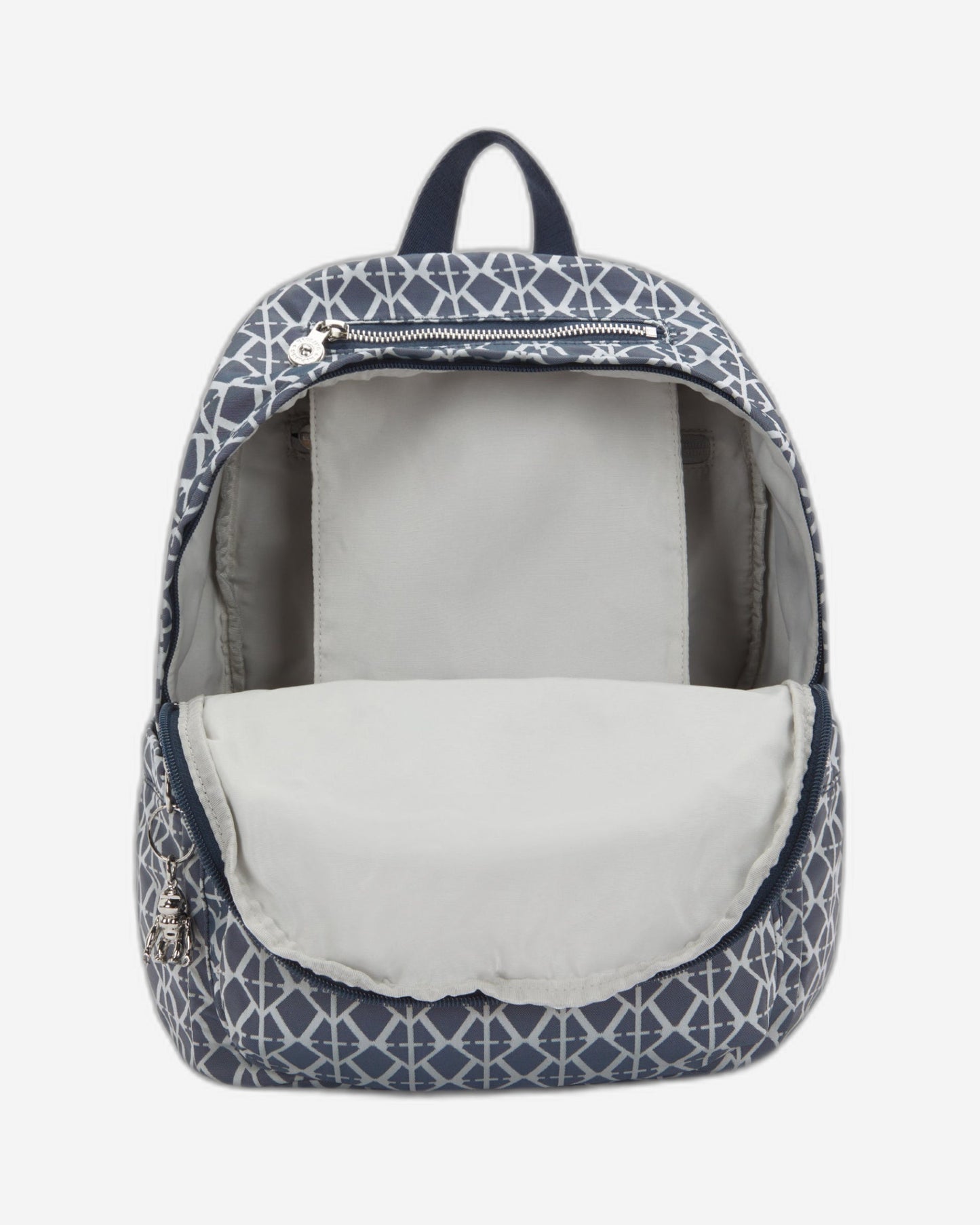 Kipling Delia Navy Sign Jq Medium Backpack I8034-8DM