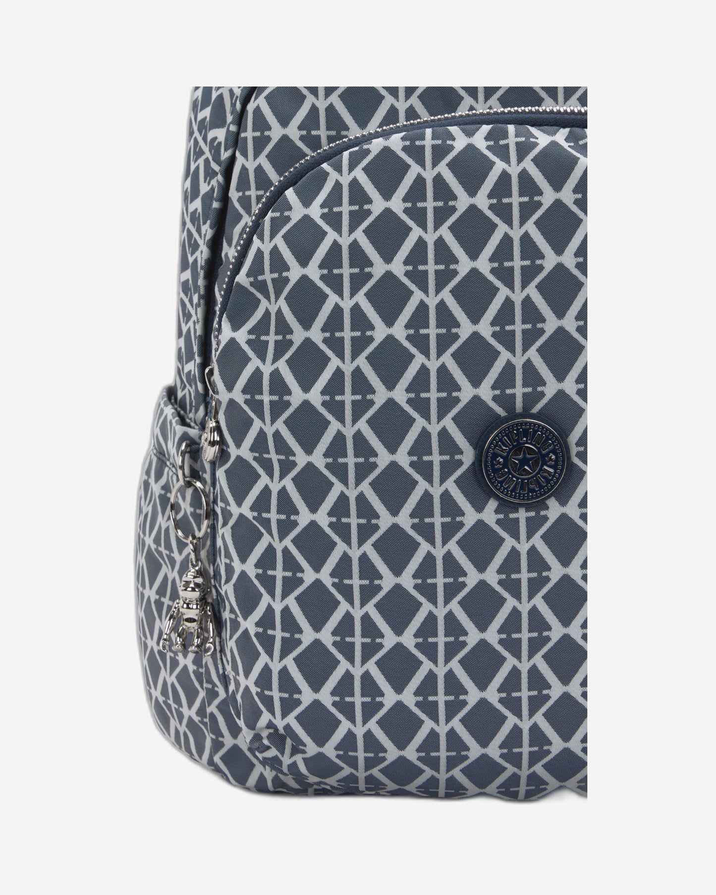 Kipling Delia Navy Sign Jq Medium Backpack I8034-8DM