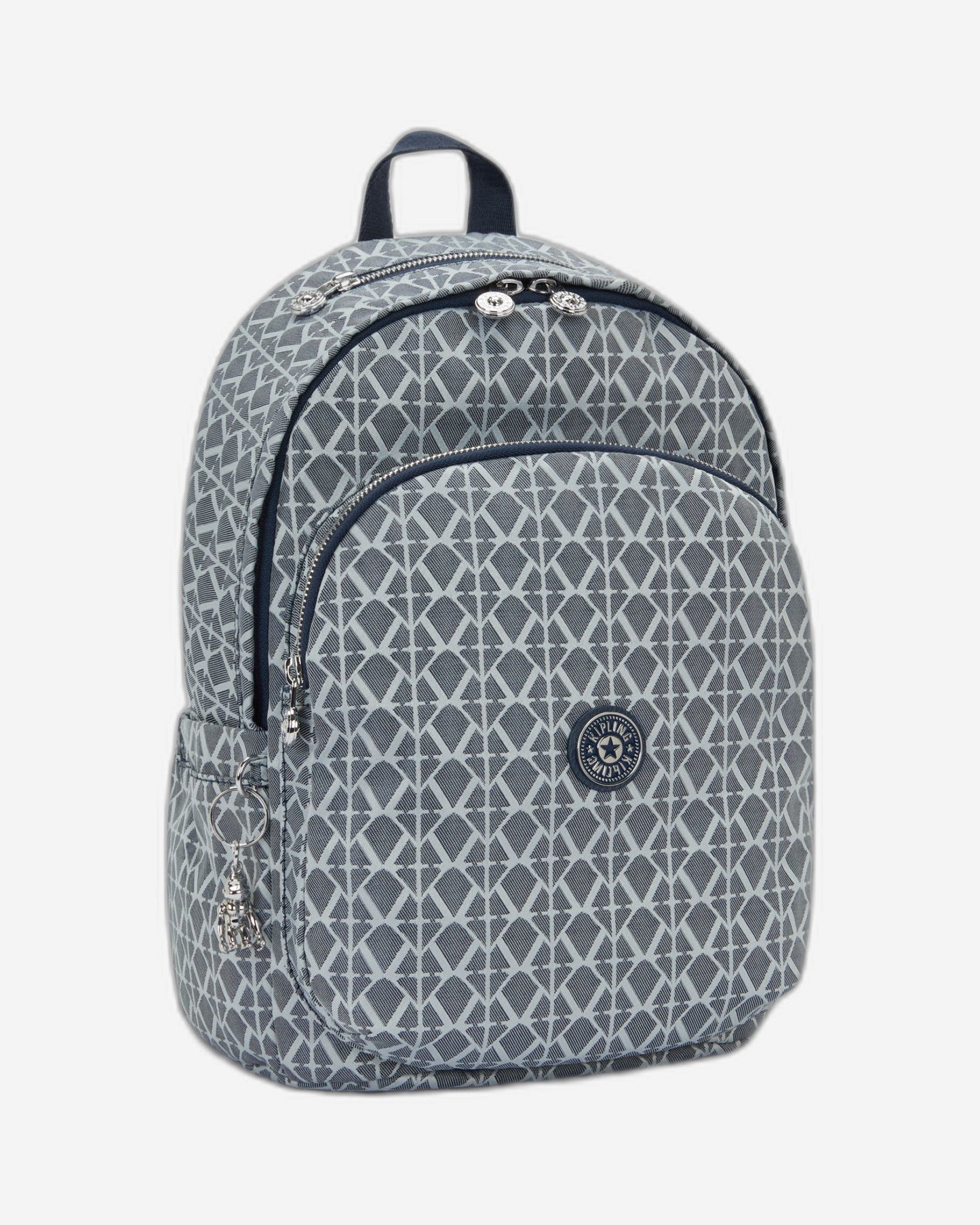 Kipling Delia Navy Sign Jq Medium Backpack I8034-8DM