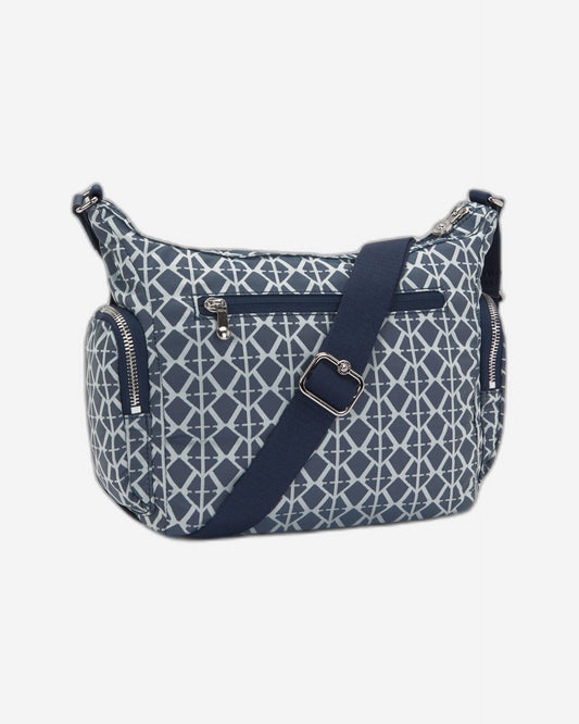 Kipling Gabb S Navy Sign Jq Medium crossbody I8039-8DM