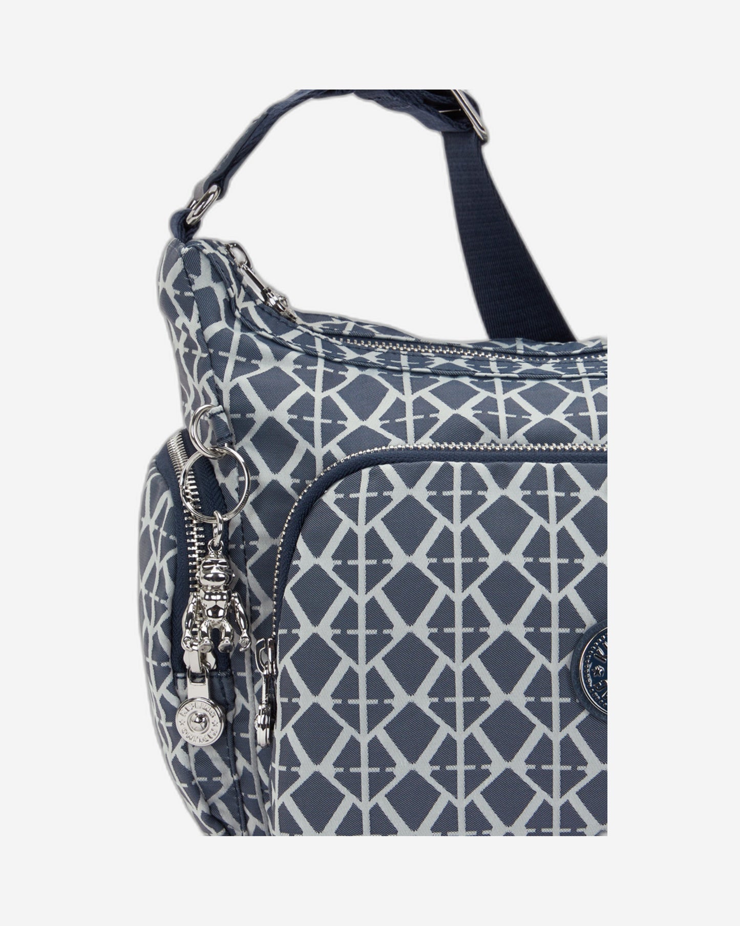 Kipling Gabb S Navy Sign Jq Medium crossbody I8039-8DM