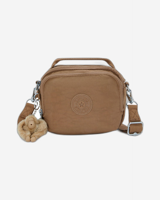 Kipling Cahir Early Tan Small crossbody (convertible to backpack) I8061-7CN