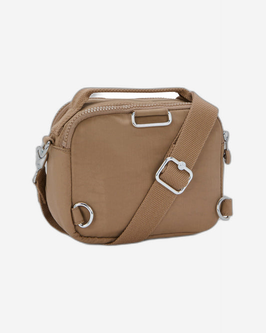 Kipling Cahir Early Tan Small crossbody (convertible to backpack) I8061-7CN