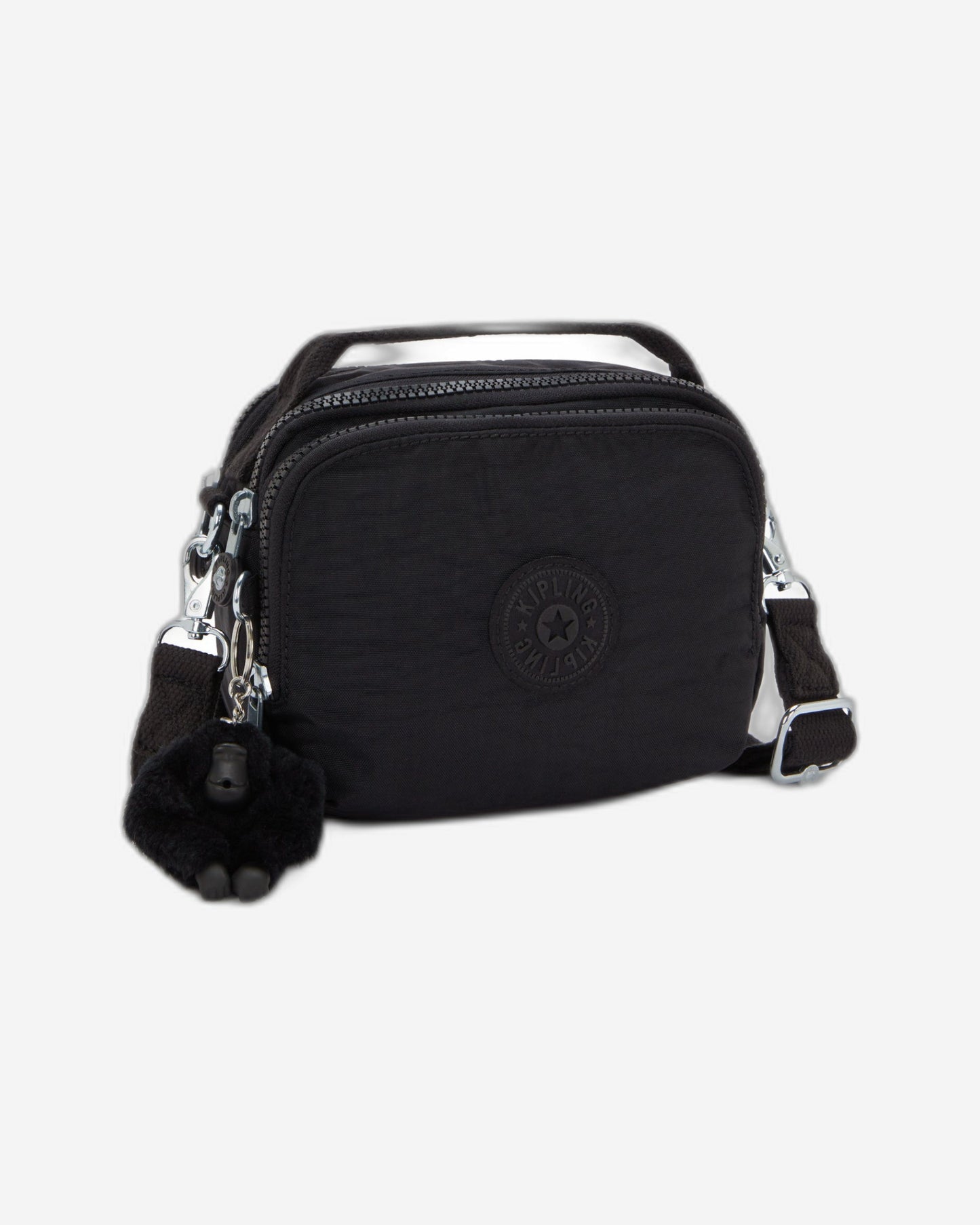 Kipling Cahir Black Noir Small crossbody (convertible to backpack) I8061-P39