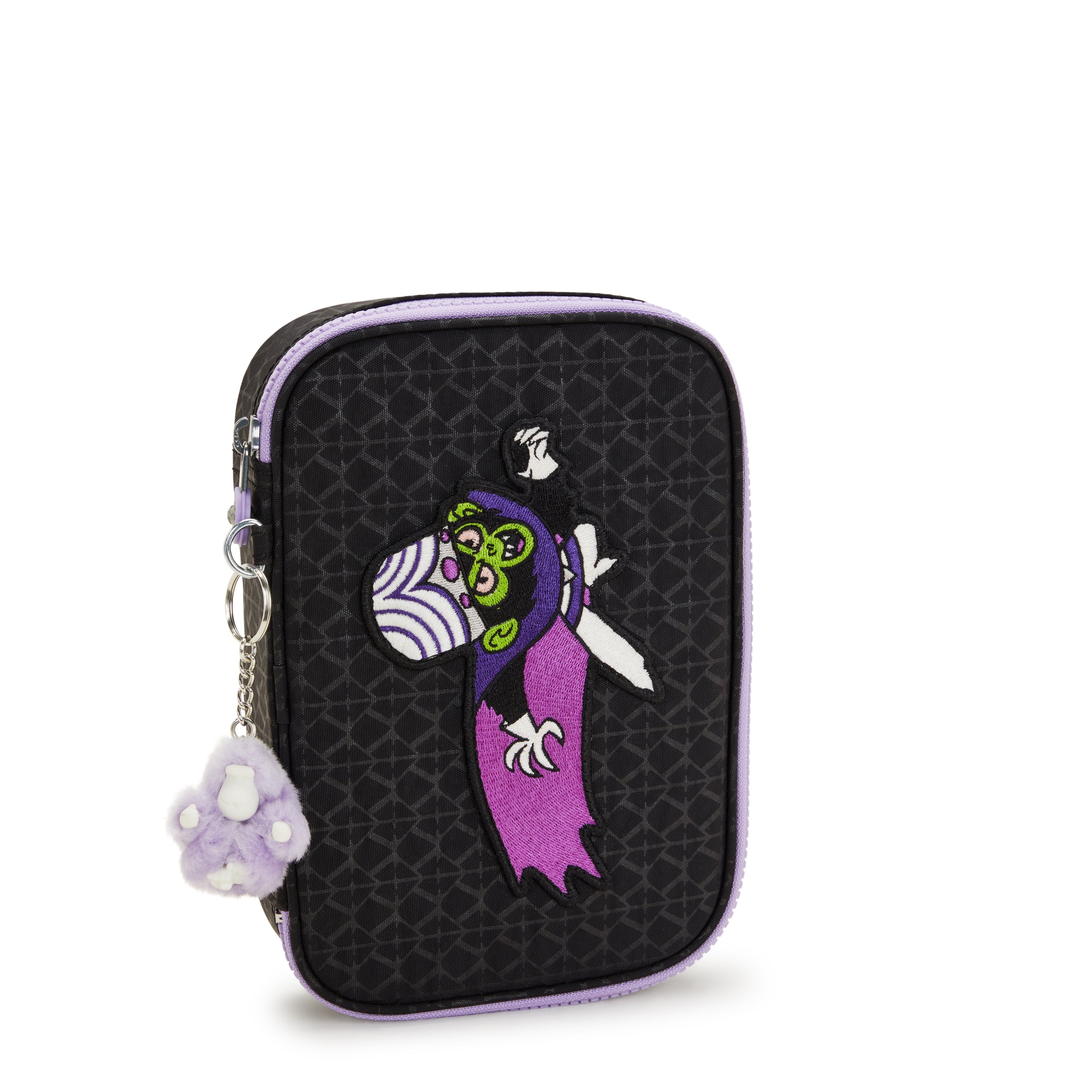 Kipling 100 Pens Powerpuff Girls Lilac Large Pencase I8122-4MG