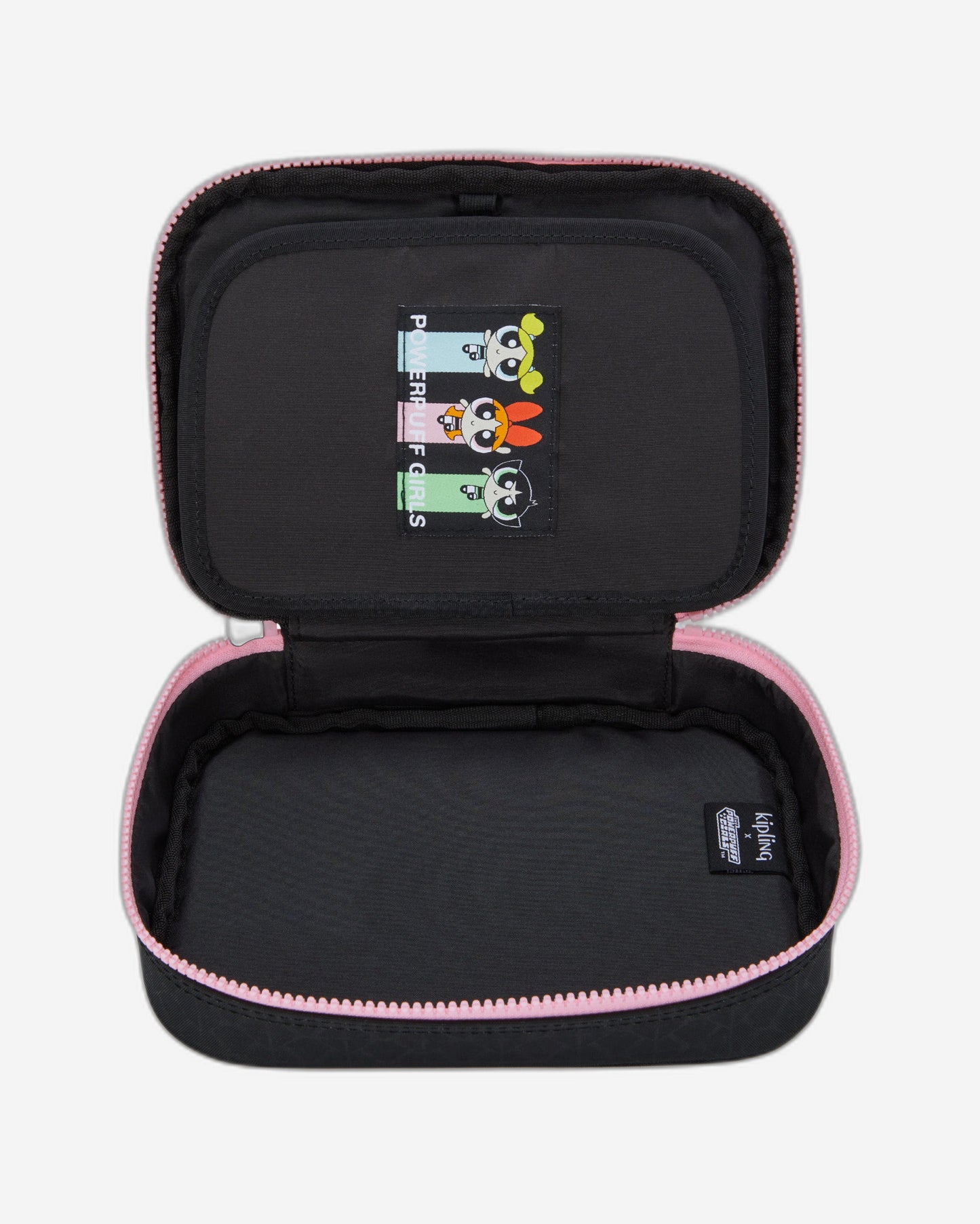 Kipling 100 Pens Powerpuff Girls Black Large Pencase I8122-8PP