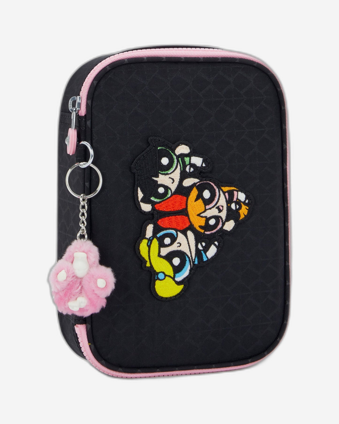 Kipling 100 Pens Powerpuff Girls Black Large Pencase I8122-8PP