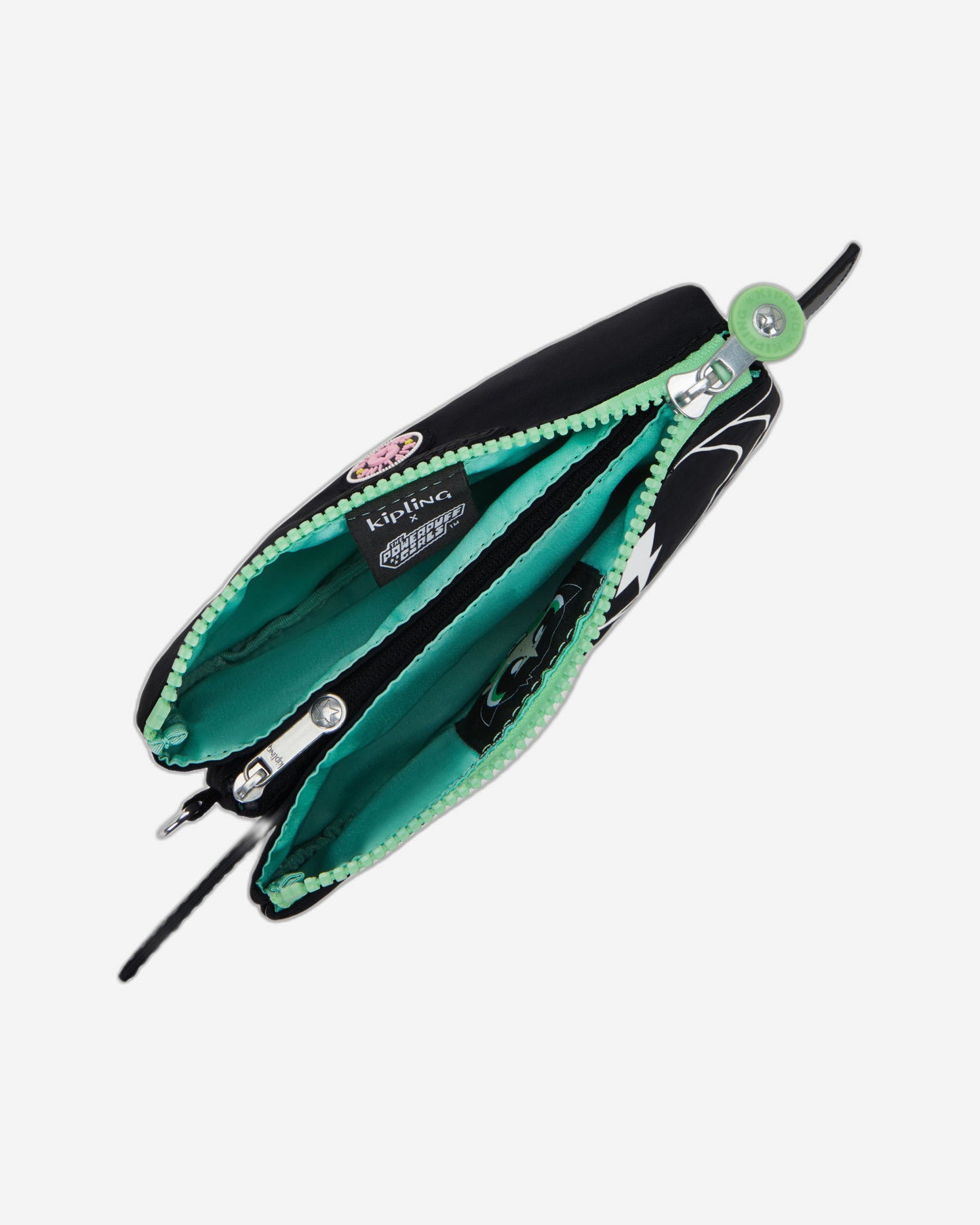 Kipling Creativity L XB Powerpuff Girls Buttercup Green Small Crossbody (with removable shoulderstrap) I8142-PP6