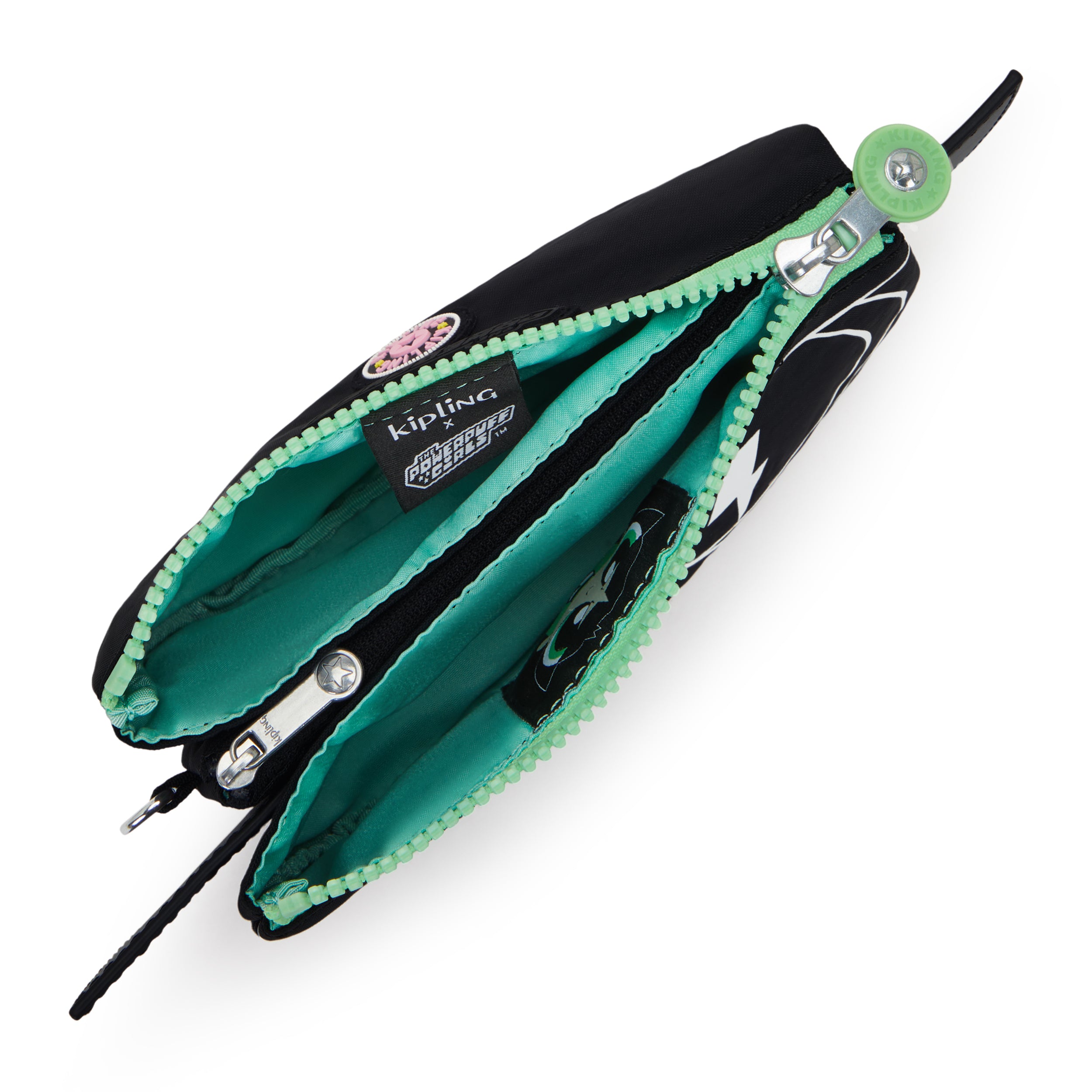 Kipling Creativity L XB Powerpuff Girls Buttercup Green Small Crossbody (with removable shoulderstrap) I8142-PP6