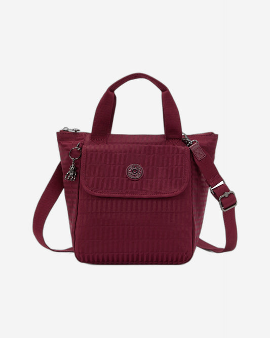 Kipling Awakea Maroon Tile Jq Medium lunchbag (with removable shoulderstrap) I8630-9HX