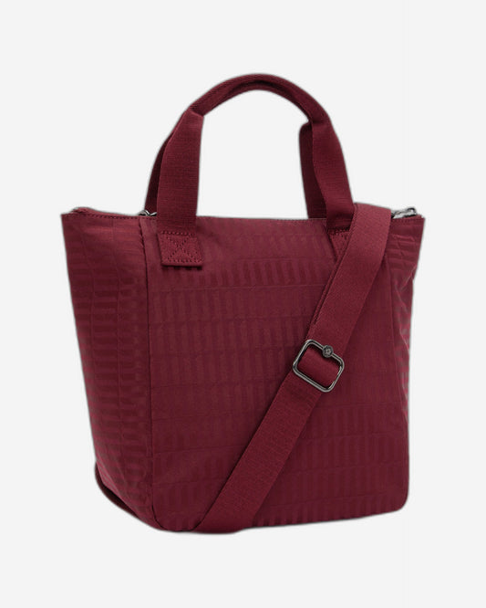 Kipling Awakea Maroon Tile Jq Medium lunchbag (with removable shoulderstrap) I8630-9HX