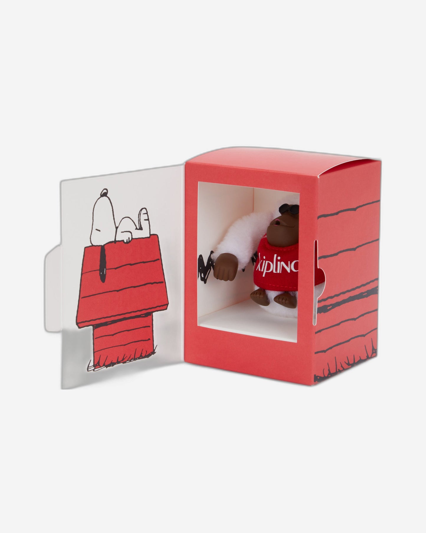 Kipling Peanuts Monkey Joyful White Collector Monkey I9916-1MP