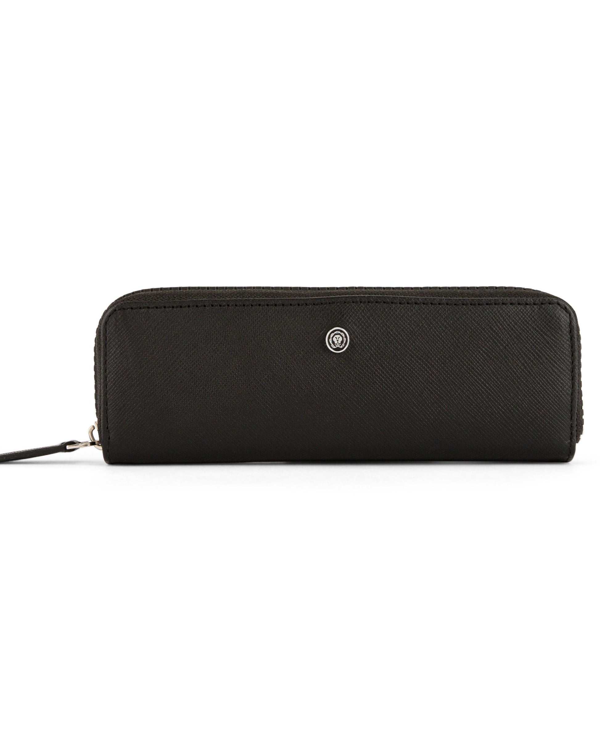 CROSS LEATHER PEN CASE  BLACK