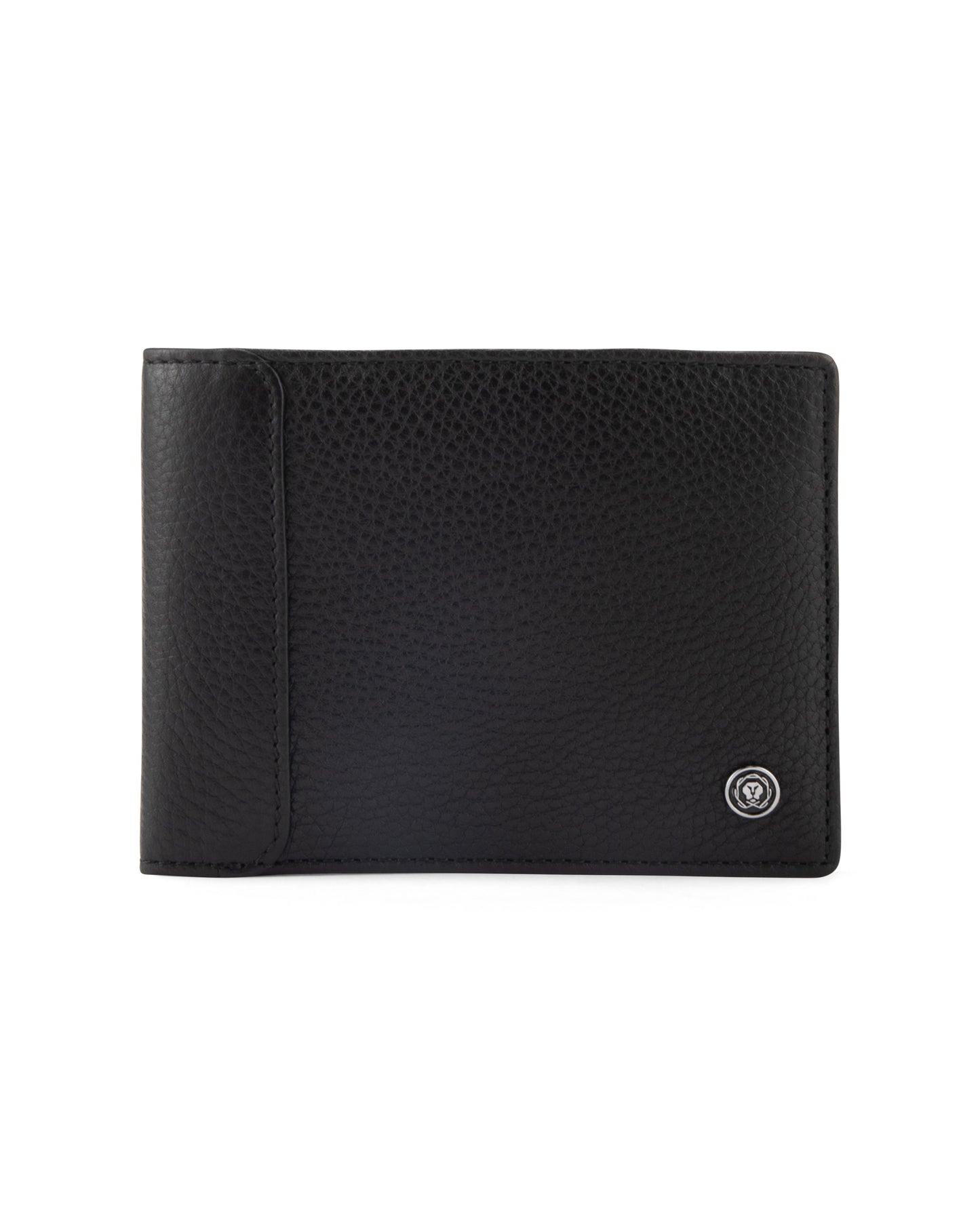 CROSS PEBBLE LEATHER 8CC CLASSIC FOLD WALLET  BLACK