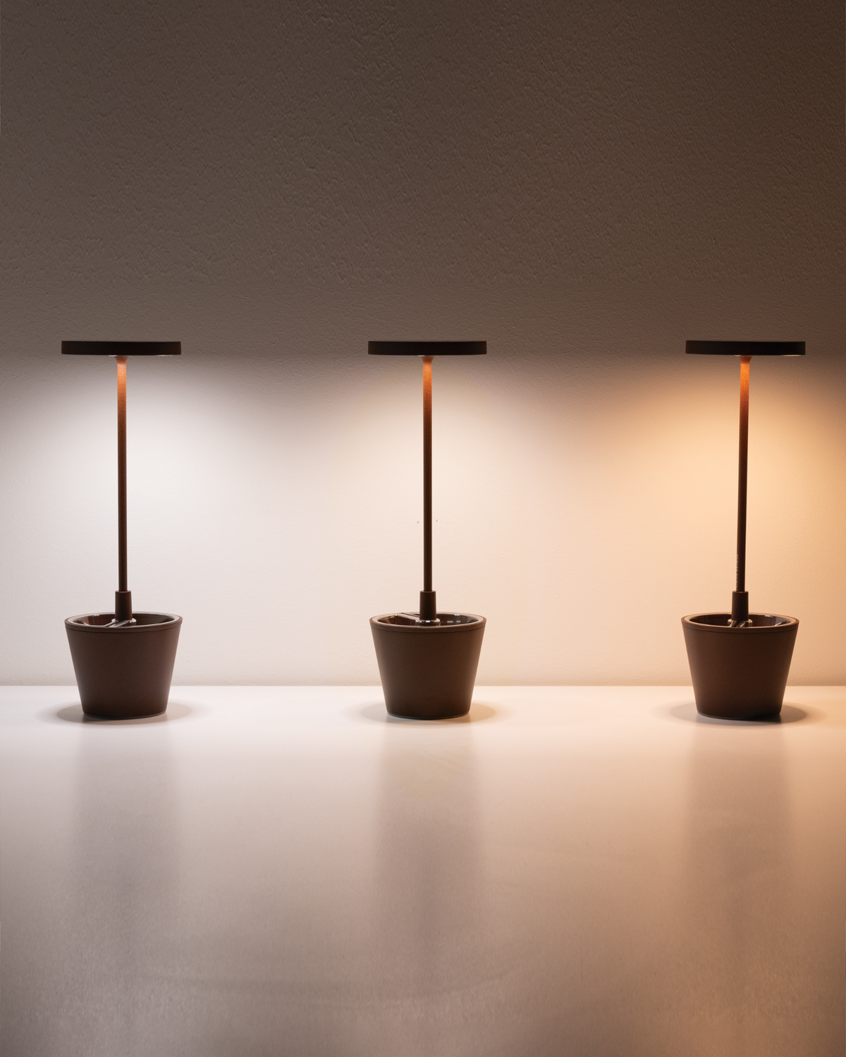 Zafferano Poldina Reverso Table Lamp Corten