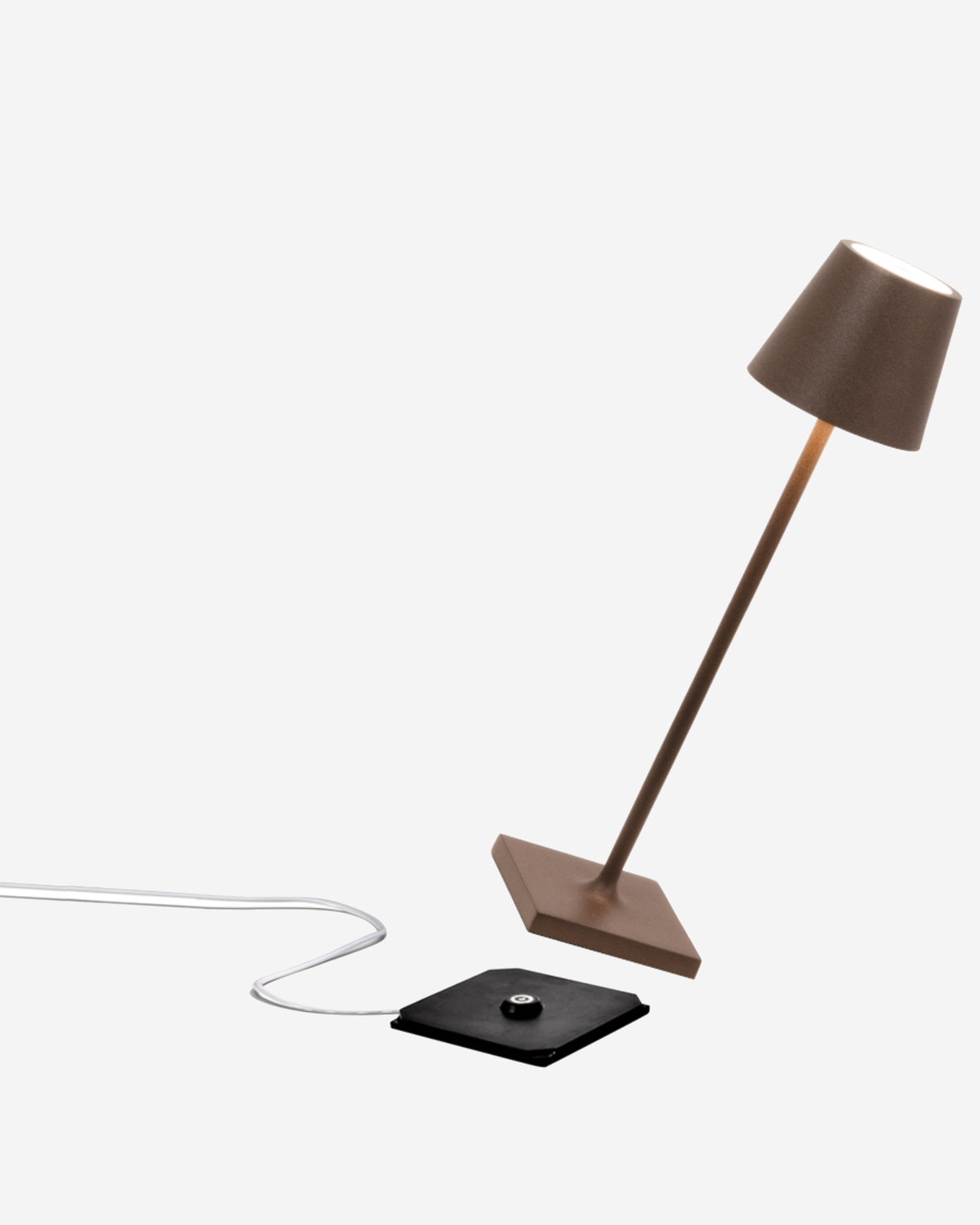 Zafferano Poldina Pro Micro Table Lamp Corten No Plug