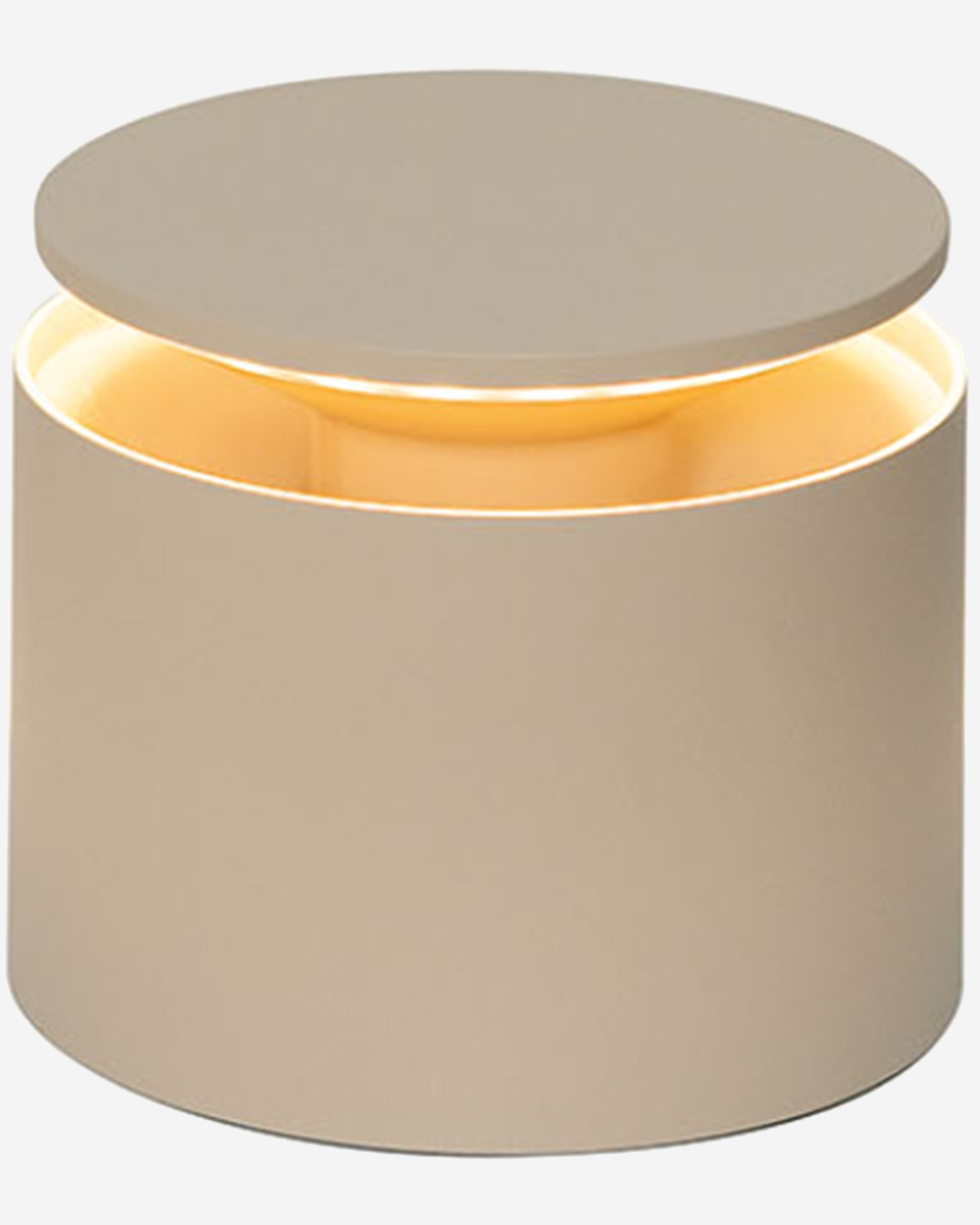 Zafferano Push-Up Pro Table Lamp Sandy White No Plug