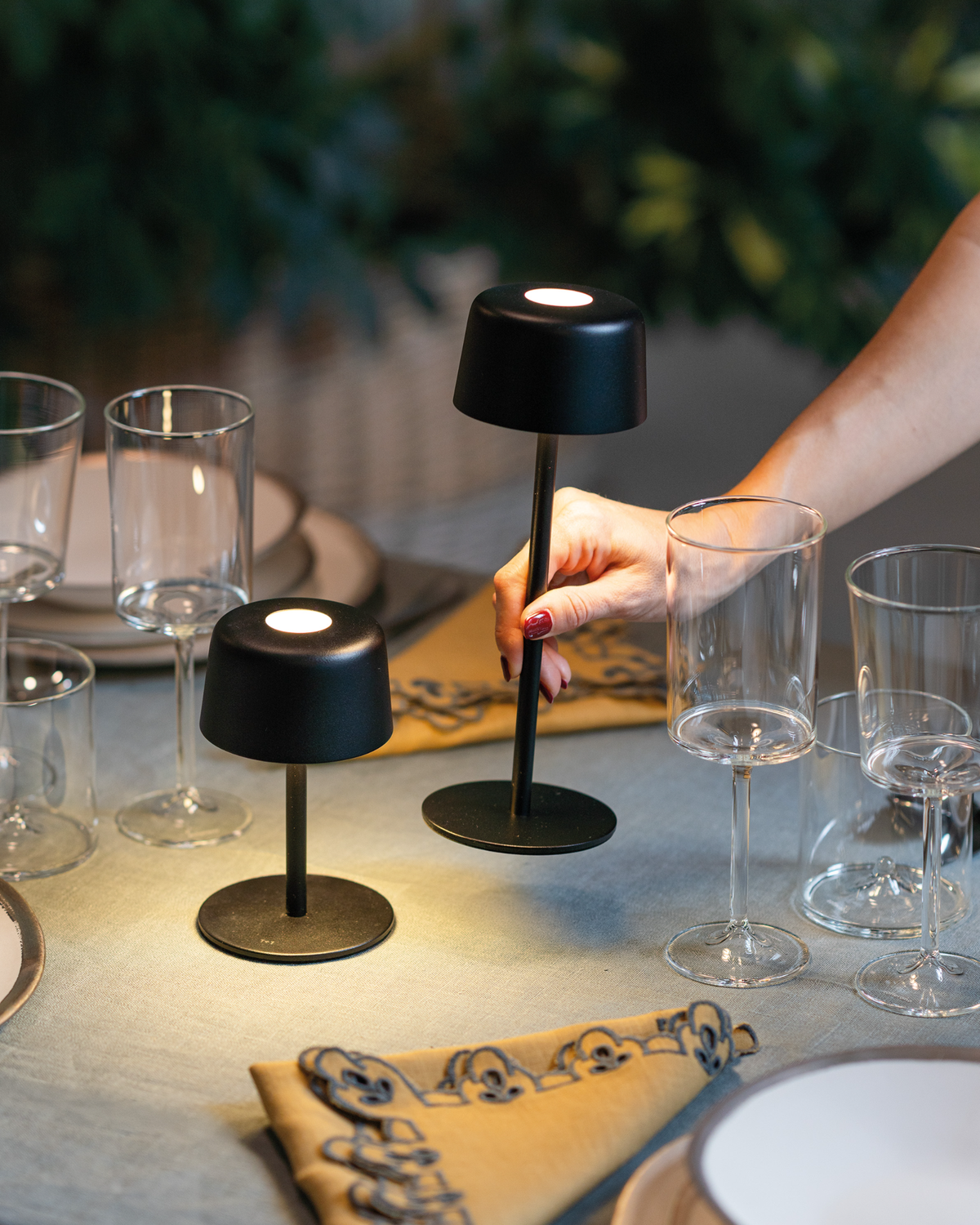 Zafferano 1+1 Table Lamp White