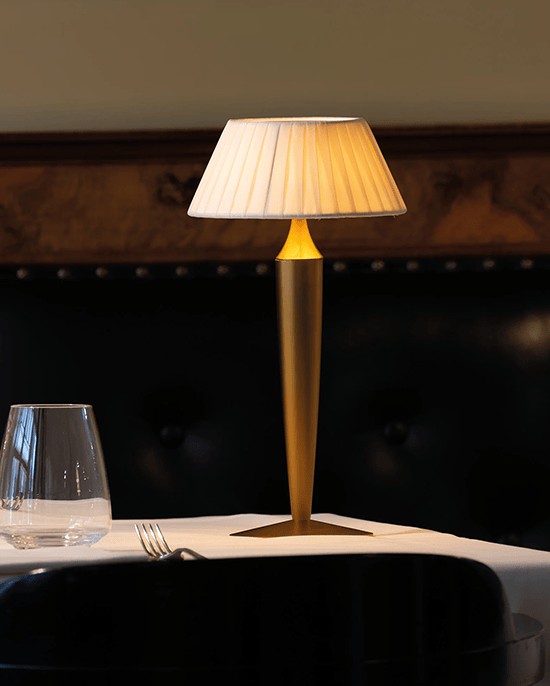 Zafferano Flaminia Lamp Matt Gold Ivory