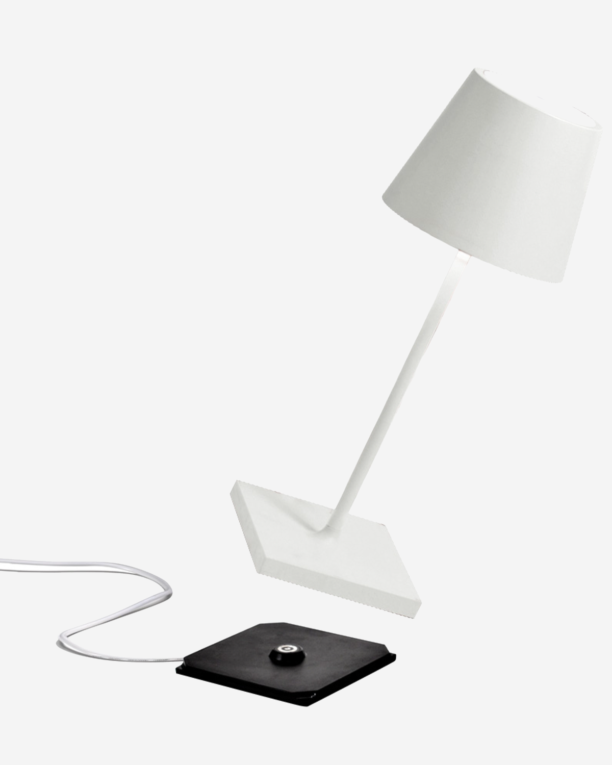 Zafferano Poldina Mini Pro Table Lamp Matt White No Plug