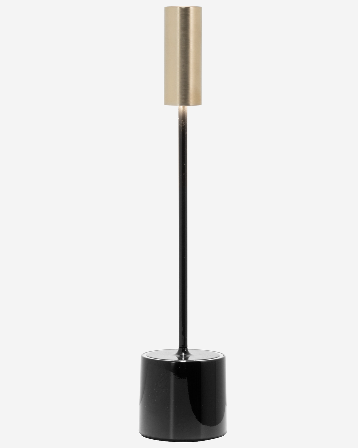 Zafferano Carolina Table Lamp Glossy White + Brass