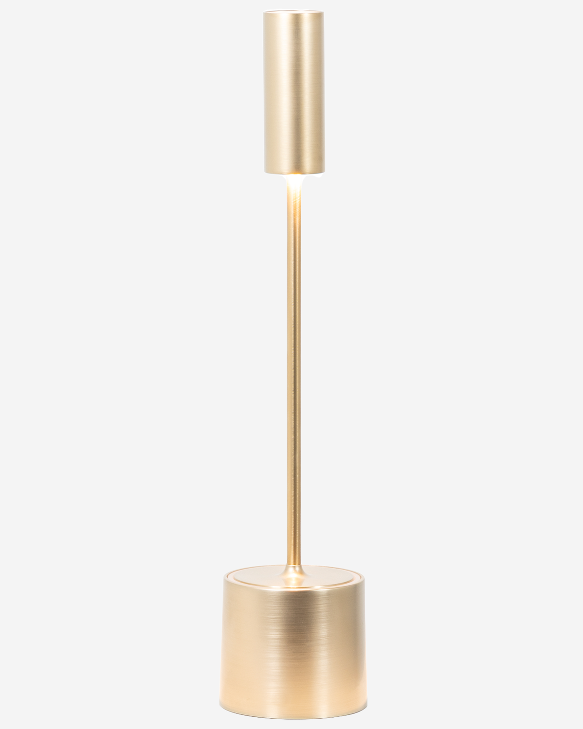 Zafferano Carolina Table Lamp Glossy White + Brass