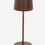 Zafferano Olivia Micro Table Lamp Painted Matt Rust No Plug