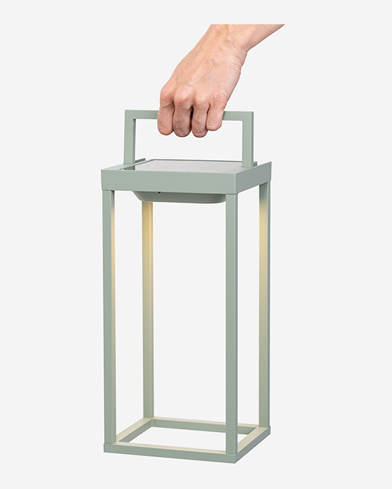 Zafferano Home Solar Lamp Sage Green