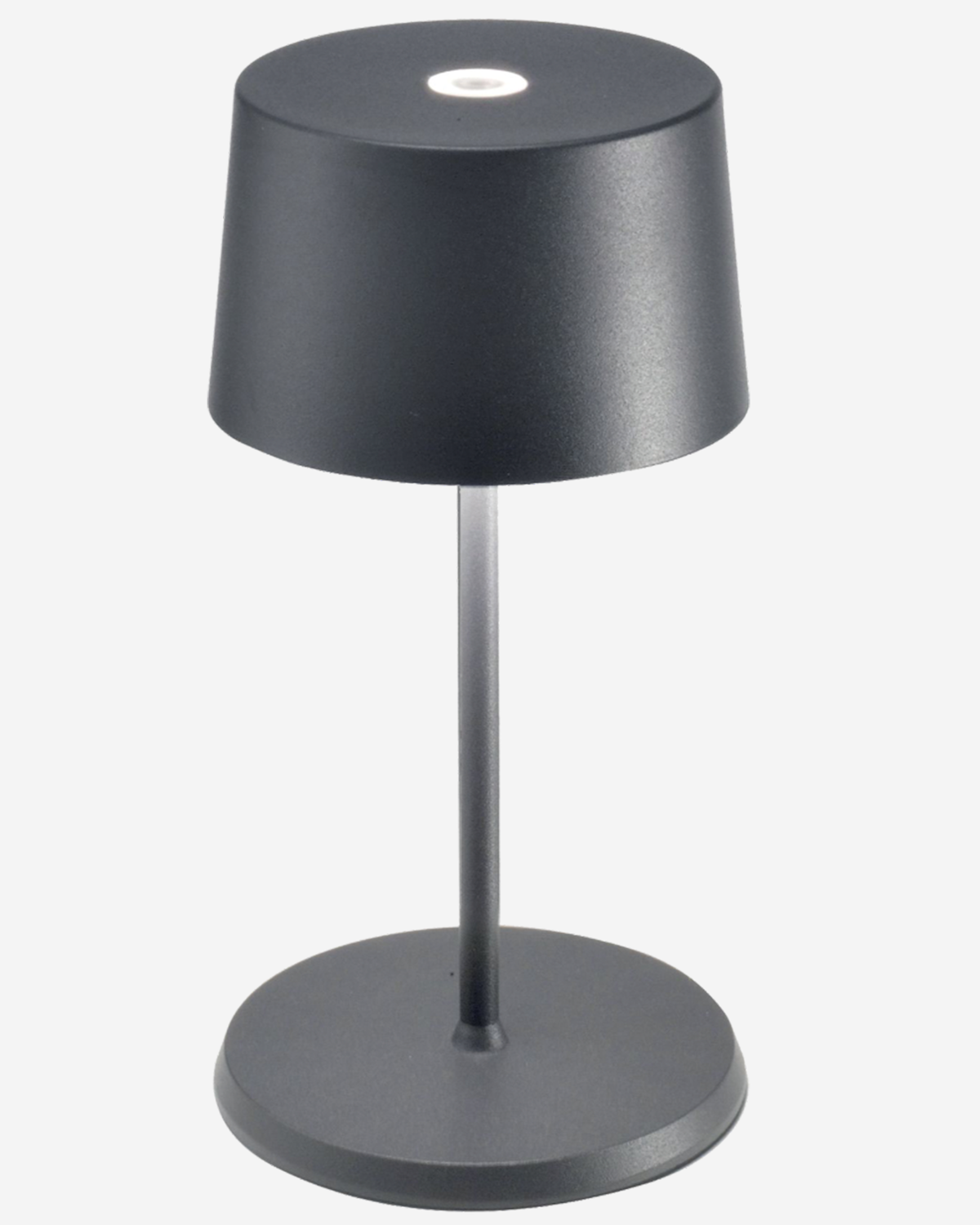 Olivia Pro Mini Table Lamp Matt Dark Grey No Plug