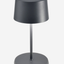 Zafferano Olivia Pro Mini Table Lamp Matt Dark Grey No Plug
