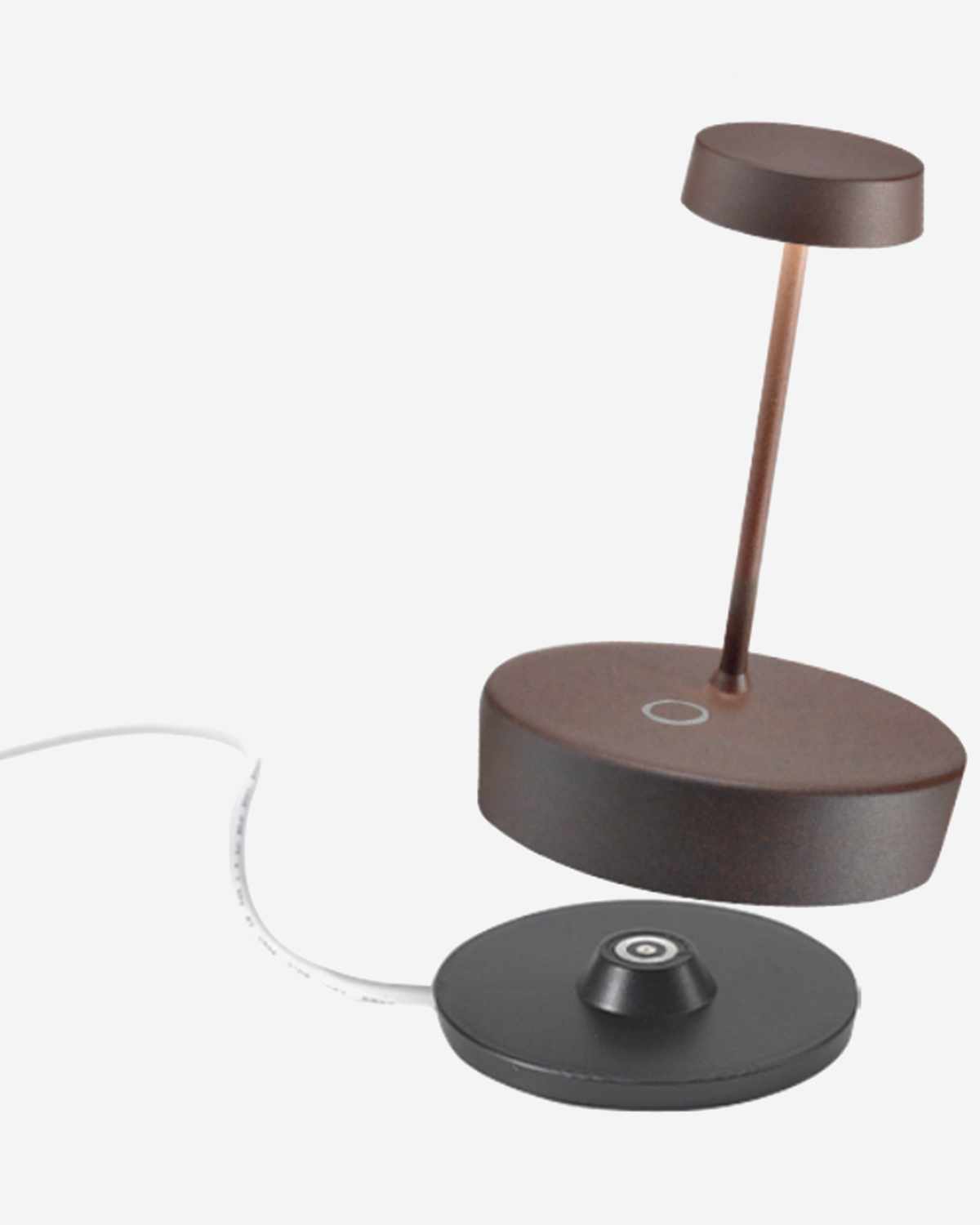 Zafferano Swap Mini Table Lamp Rust No Plug