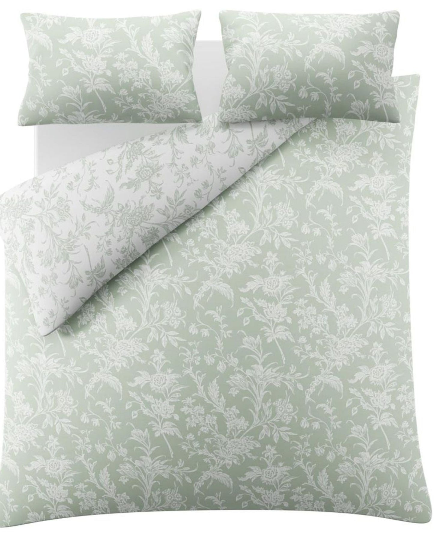 Laura Ashley "Lloyd" Duvet Cover Set in Sage