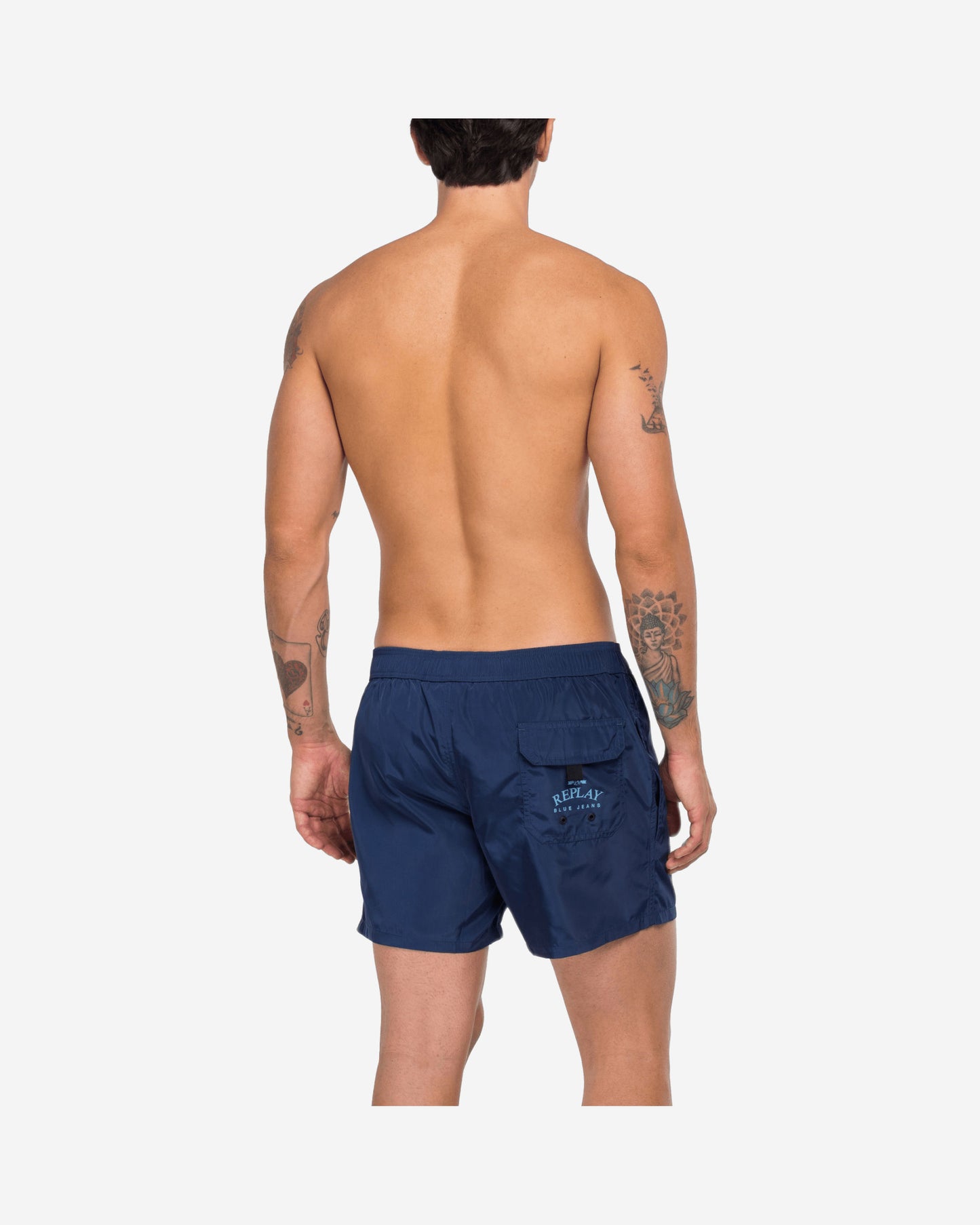 Replay Blue Jeans Swimming Trunks
